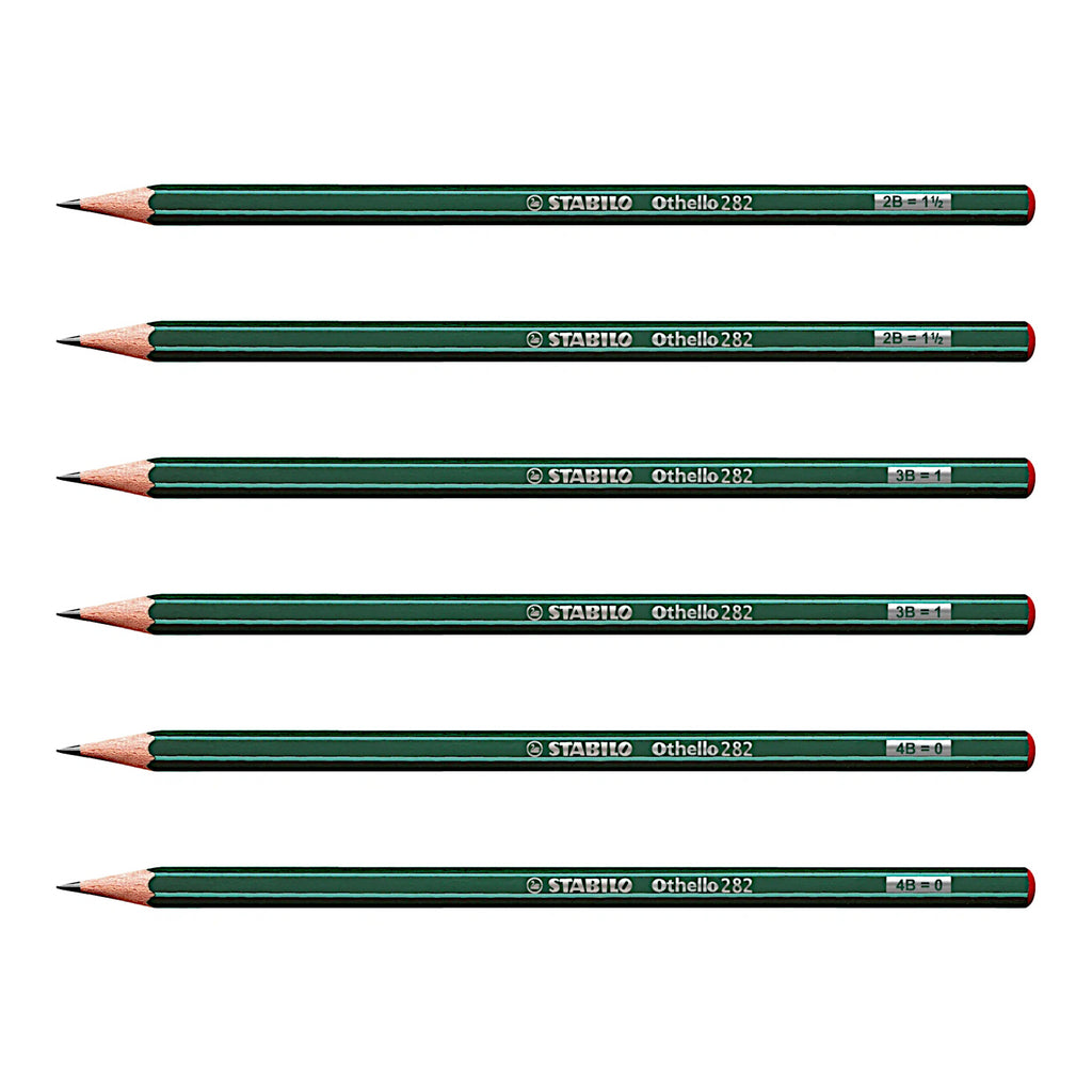 Stabilo Arty Othello Graphite Pencil - Soft Set of 6 Pencils