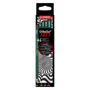 Stabilo Arty Othello Graphite Pencil - Soft Set of 6 Pencils