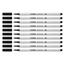 10pcs Stabilo Pen 68 Brush Pens - Black