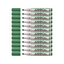 12pcs Stabilo Plan Whiteboard Marker - Chisel Tip