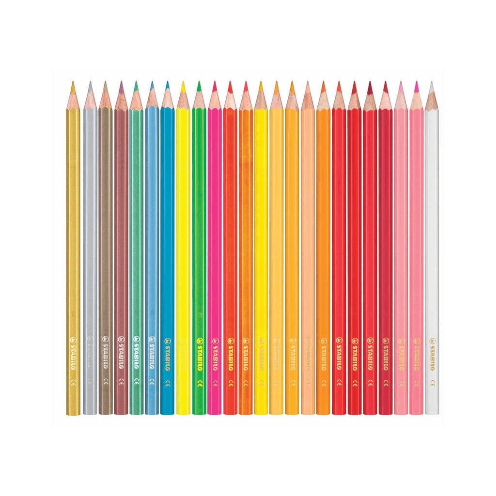 Stabilo Swans 48 Colored Pencil with Neon & Metallic Colour