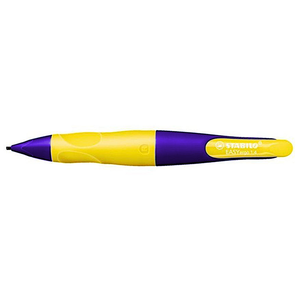 STABILO EASYergo 1.4mm HB Mechanical Pencil - Right Hand - Yellow Purple