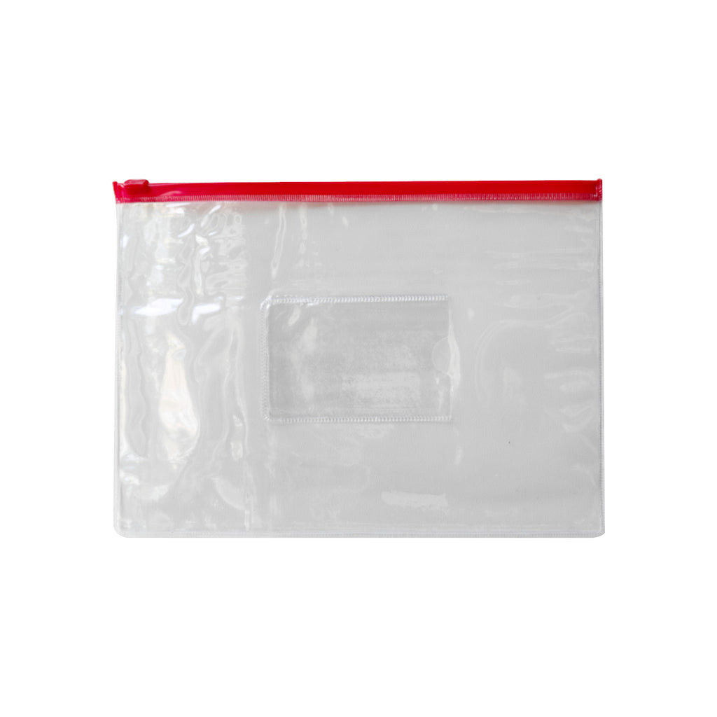 A5 PVC Clear Zipper Bag