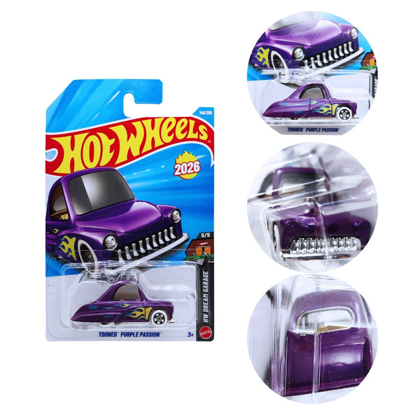 Hot Wheels Tooned Purple Passion | HW Dream Garage 1:64 Diecast