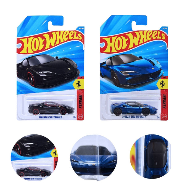 Hot Wheels Ferrari SF90 Stradale - Blue | 1:64 Hybrid Supercar – 1