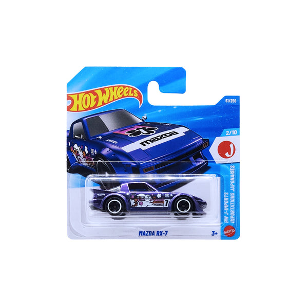 Hot Wheels（全7点） Hot Wheels HW J-Imports Mazda RX-7 | 1:64 JDM Classic | 1 Station Hub