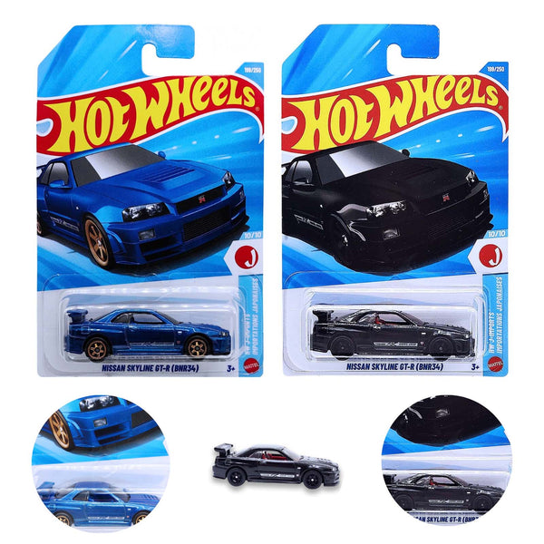 Hot Wheels Nissan Skyline GT-R (BNR34) | 1:64 Diecast | 1SH – 1