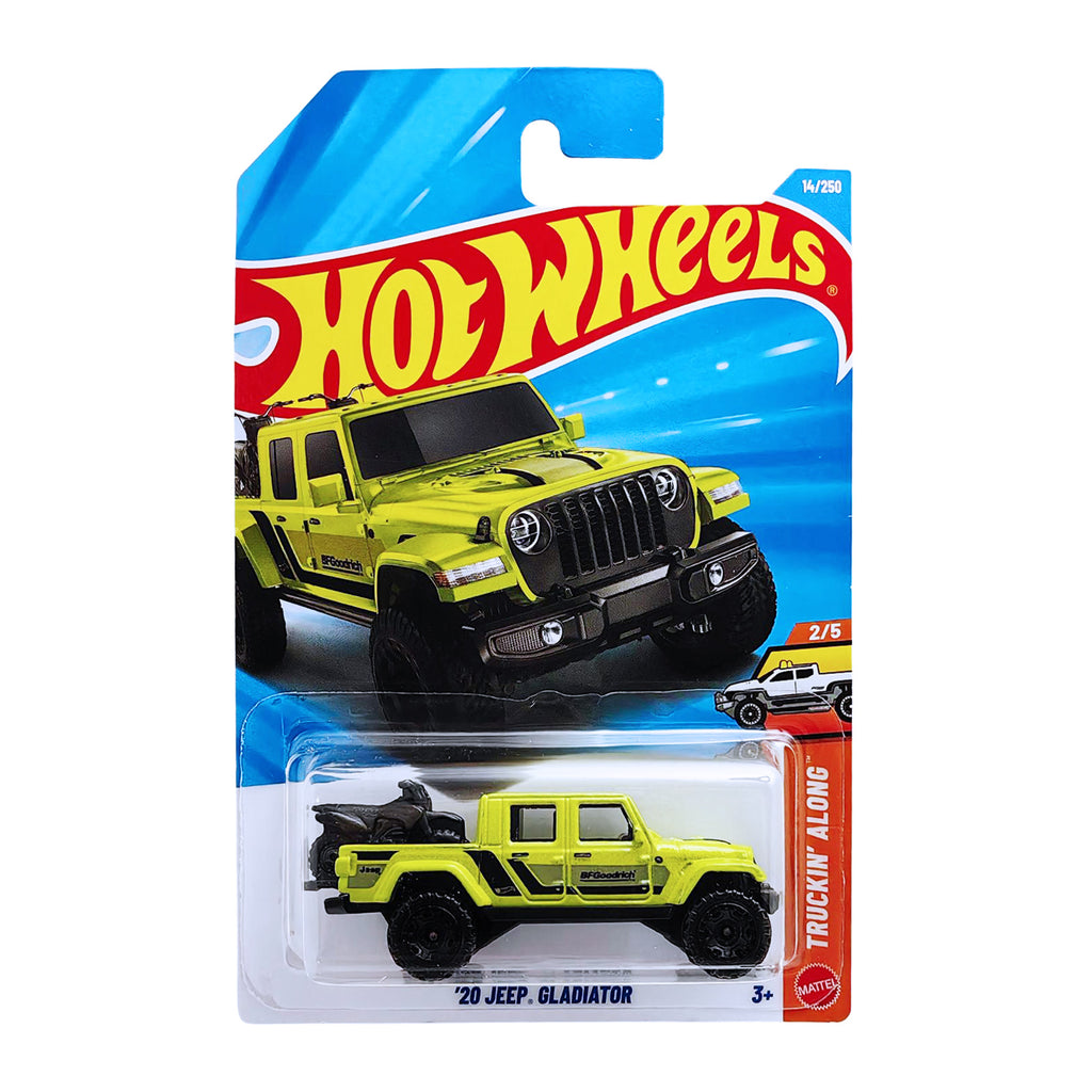 Hot Wheels TRUCKIN' ALONG | '20 Jeep Gladiator - Lime (14/250)