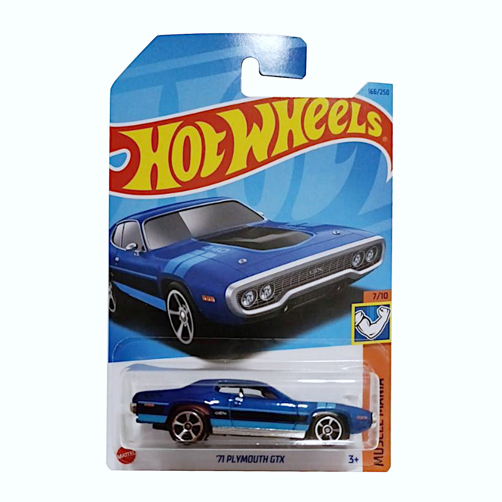 Hot Wheels Muscle Mania - '71 Plymouth GTX - Blue (166/250)
