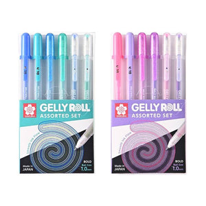 Sakura Gelly Roll 1.0mm Moonlight, Metallic, Stardust - 6 Pens/Pack