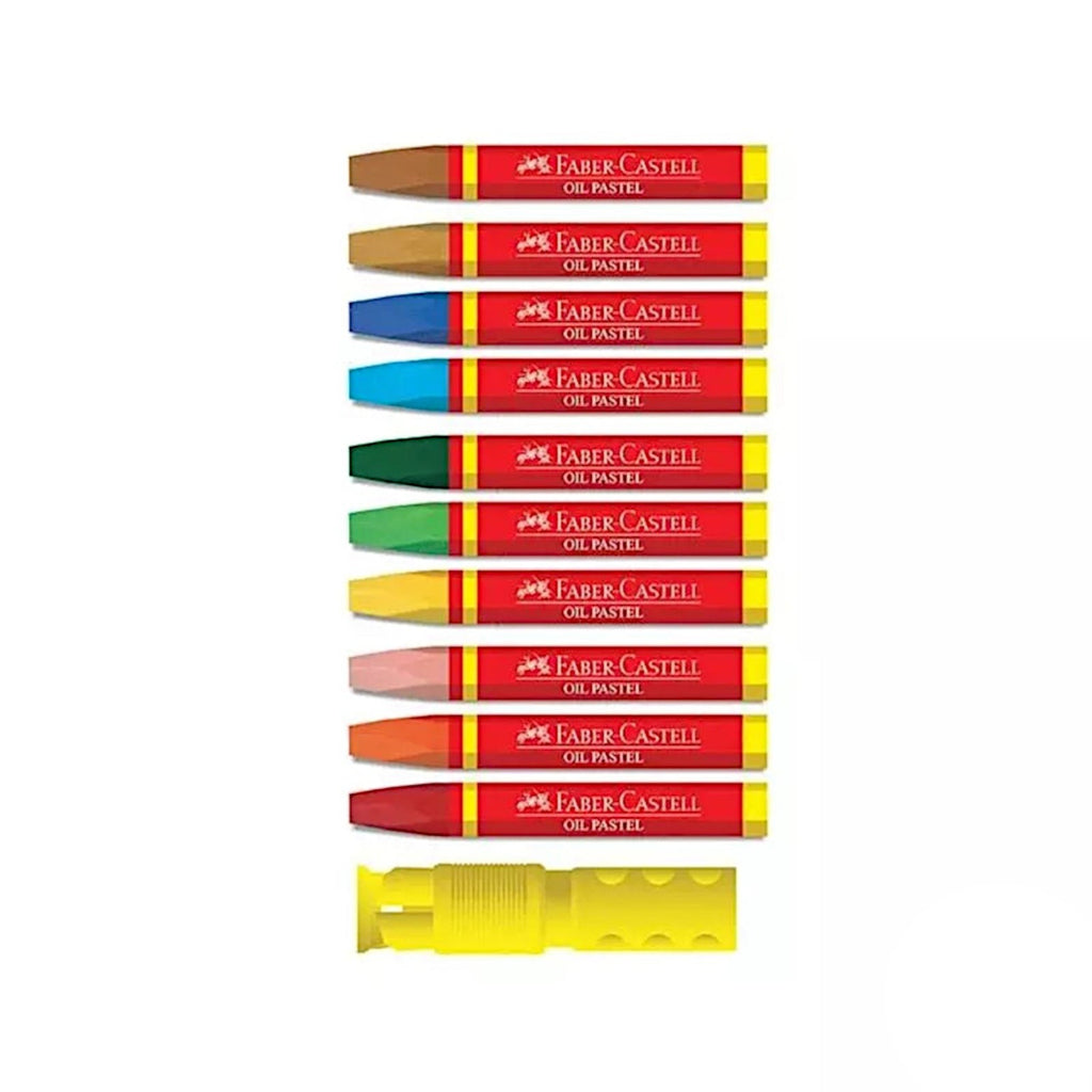 Faber Castell Oil Pastels + Clamshell Extender and Sharpener