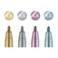 Faber Castell Pitt Artist Pen India Ink - Set of 4 Metallic Pens