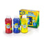 Crayola Washable Fingerpaint | 3 Bottle Primary Colours