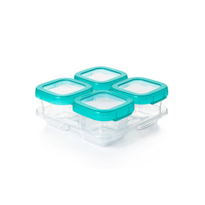 Oxo Tot Baby Blocks Freeser Storage Containers | 4pc 6OZ - Teal