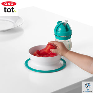 OXO TOT Stick & Stay Suction Bowl - Teal
