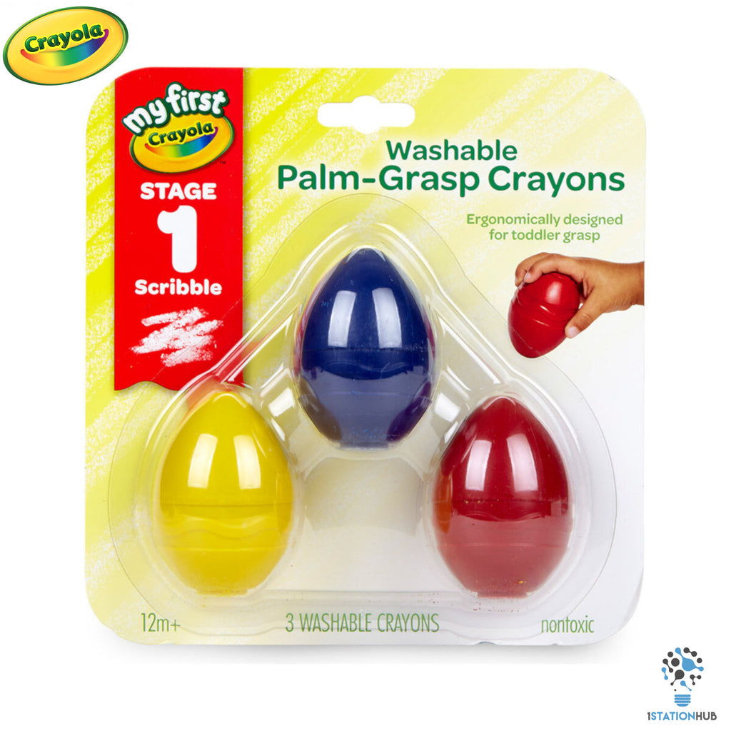 My First Washable Palm Grasp Crayons