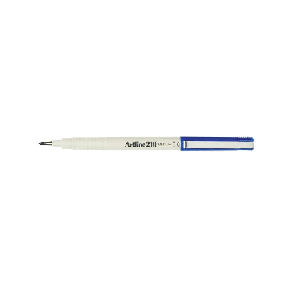 Artline 210 Medium 0.6mm Fineliner | Blue