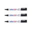 Artline 750 Laundry Black Permanent Marker Pen | Pack of 3