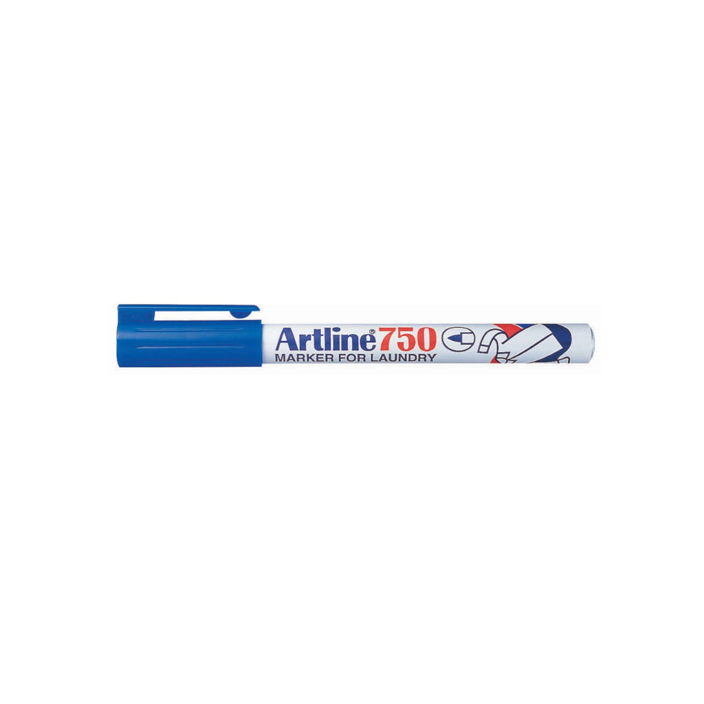 Artline 750 Laundry Permanent Marker - Blue