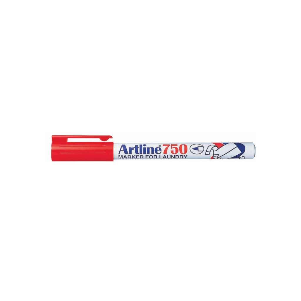 Artline 750 Laundry Permanent Marker - Red
