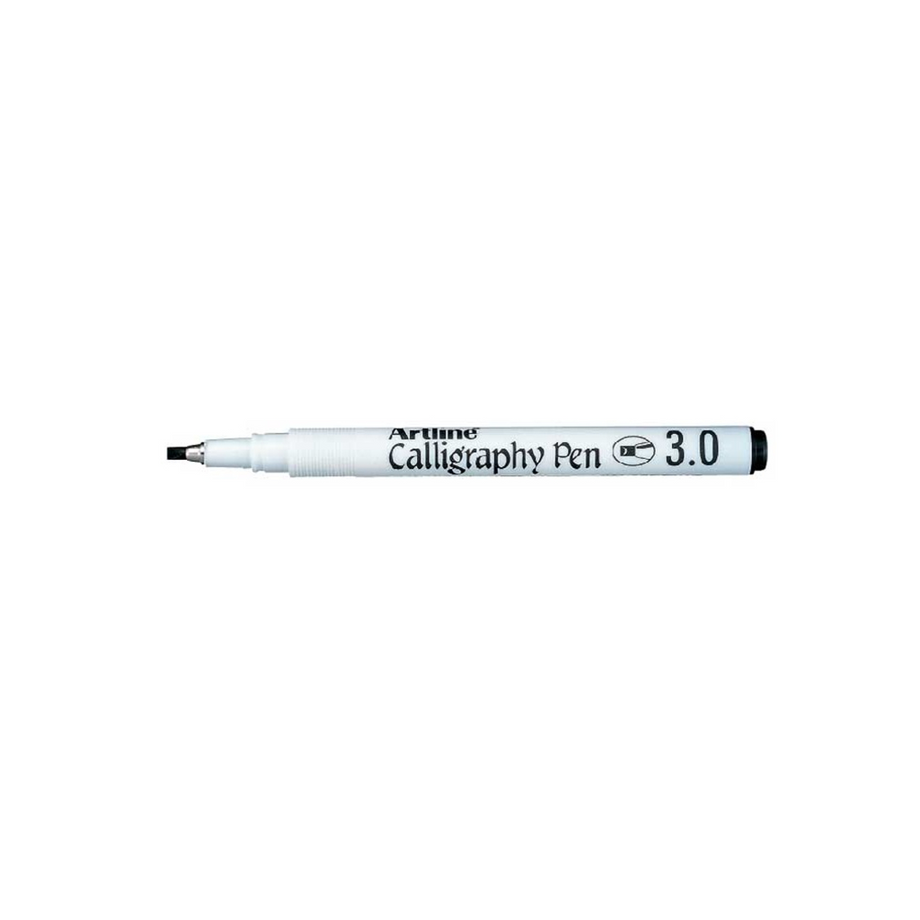 Artline Calligraphy Pen Black Ink - 1.0, 2.0, 3.0, 4.0mm