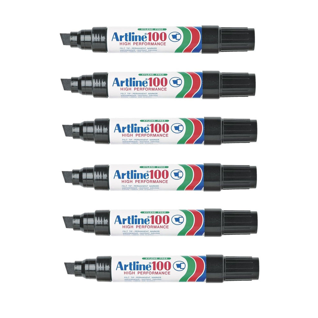 Artline 100 High Performance Black Permanent Marker