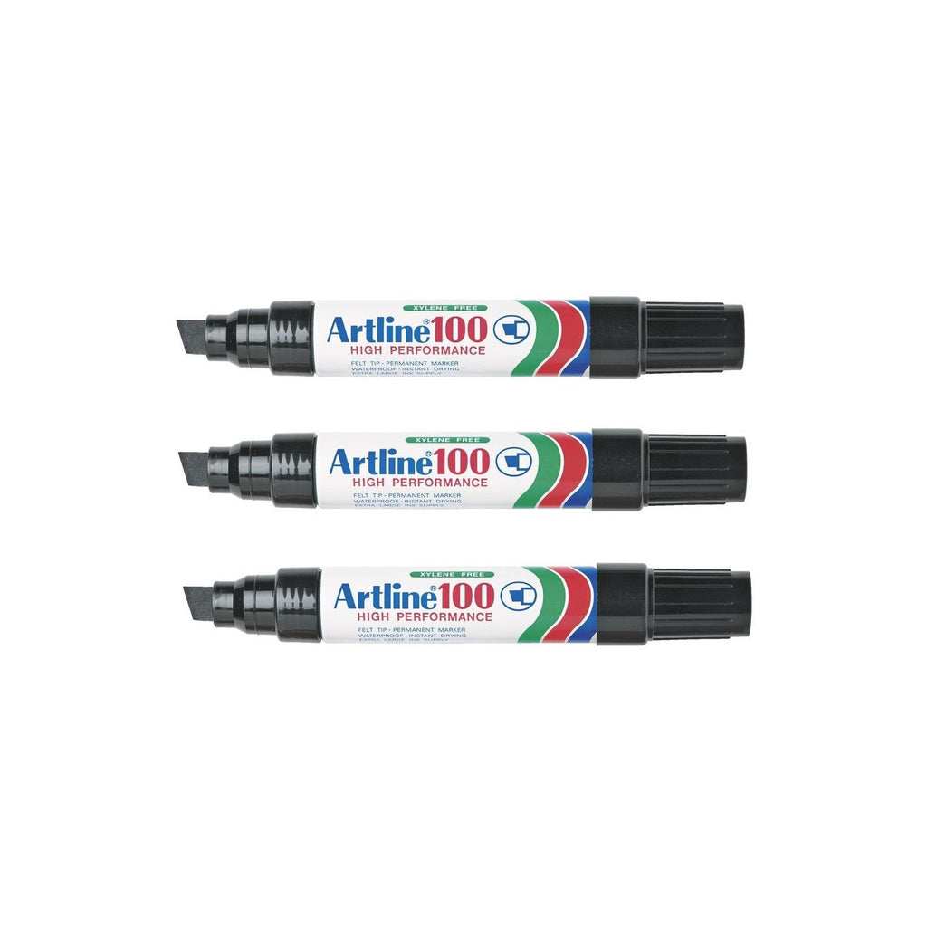 Artline 100 High Performance Black Permanent Marker