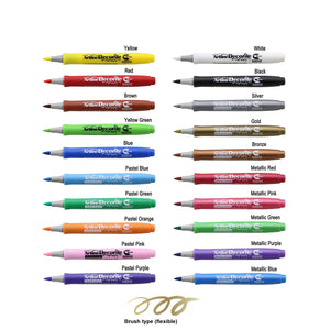 Artline Decorite Markers Brush Style Marker Pen