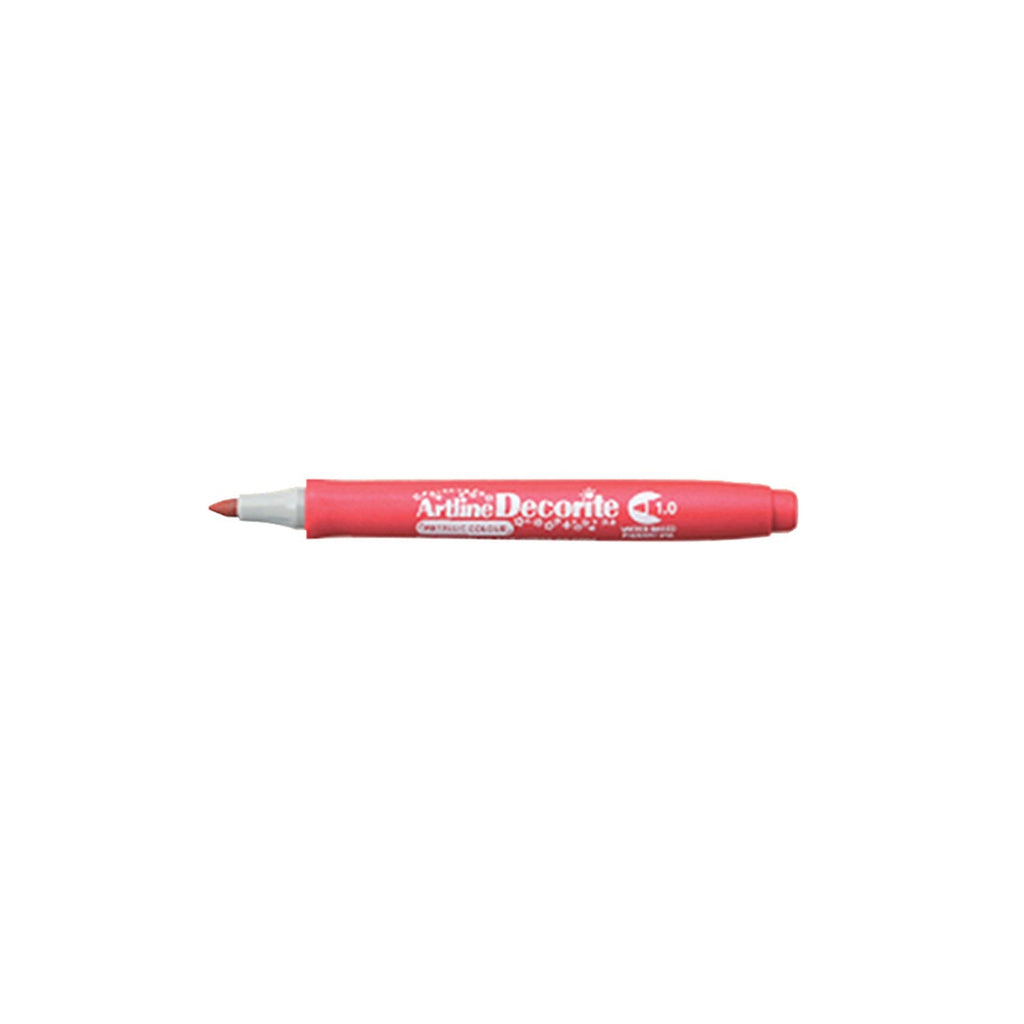 Artline Decorite Marker Bullet Style - Metallic Red