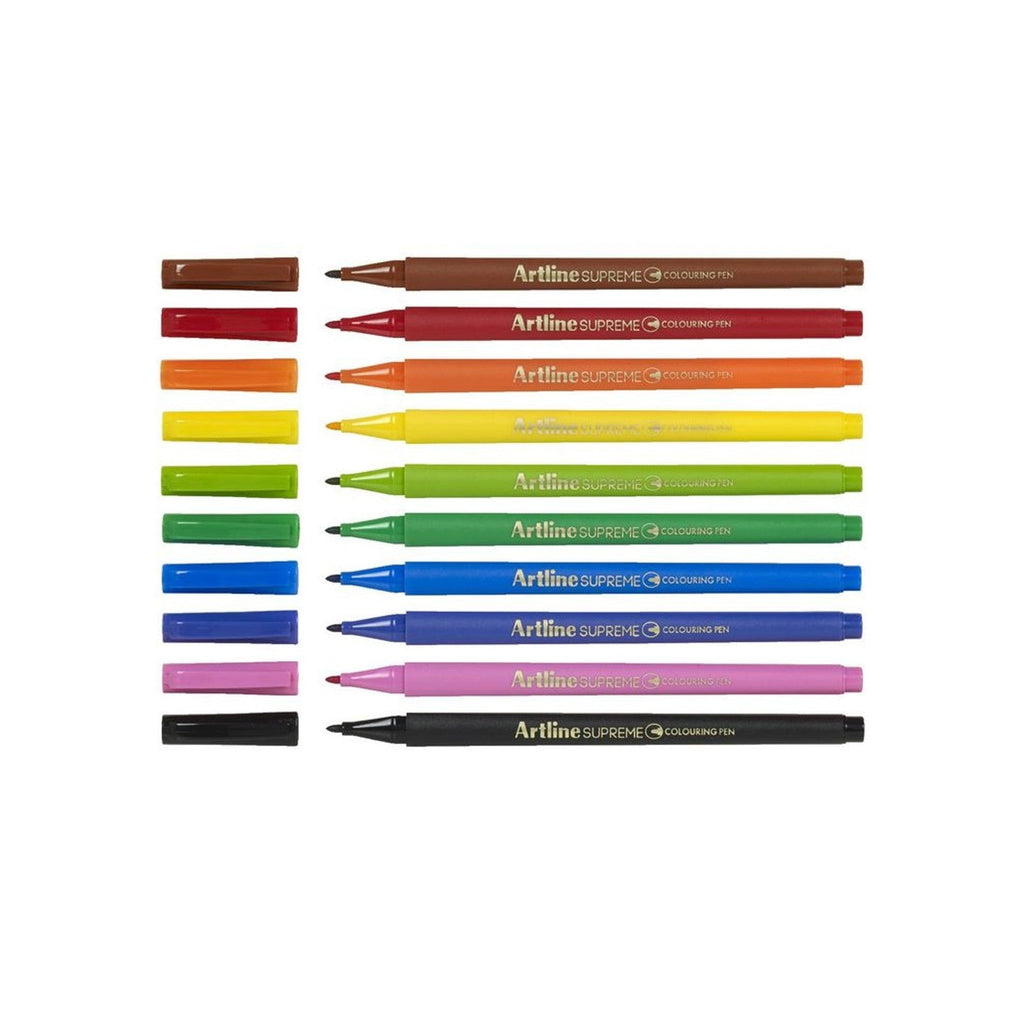 Artline Supreme EPFS-210 | 0.6mm Nib | 10 Pens