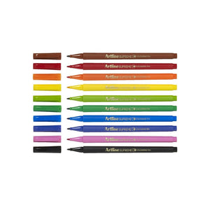 Artline Supreme EPFS-210 | 0.6mm Nib | 10 Pens