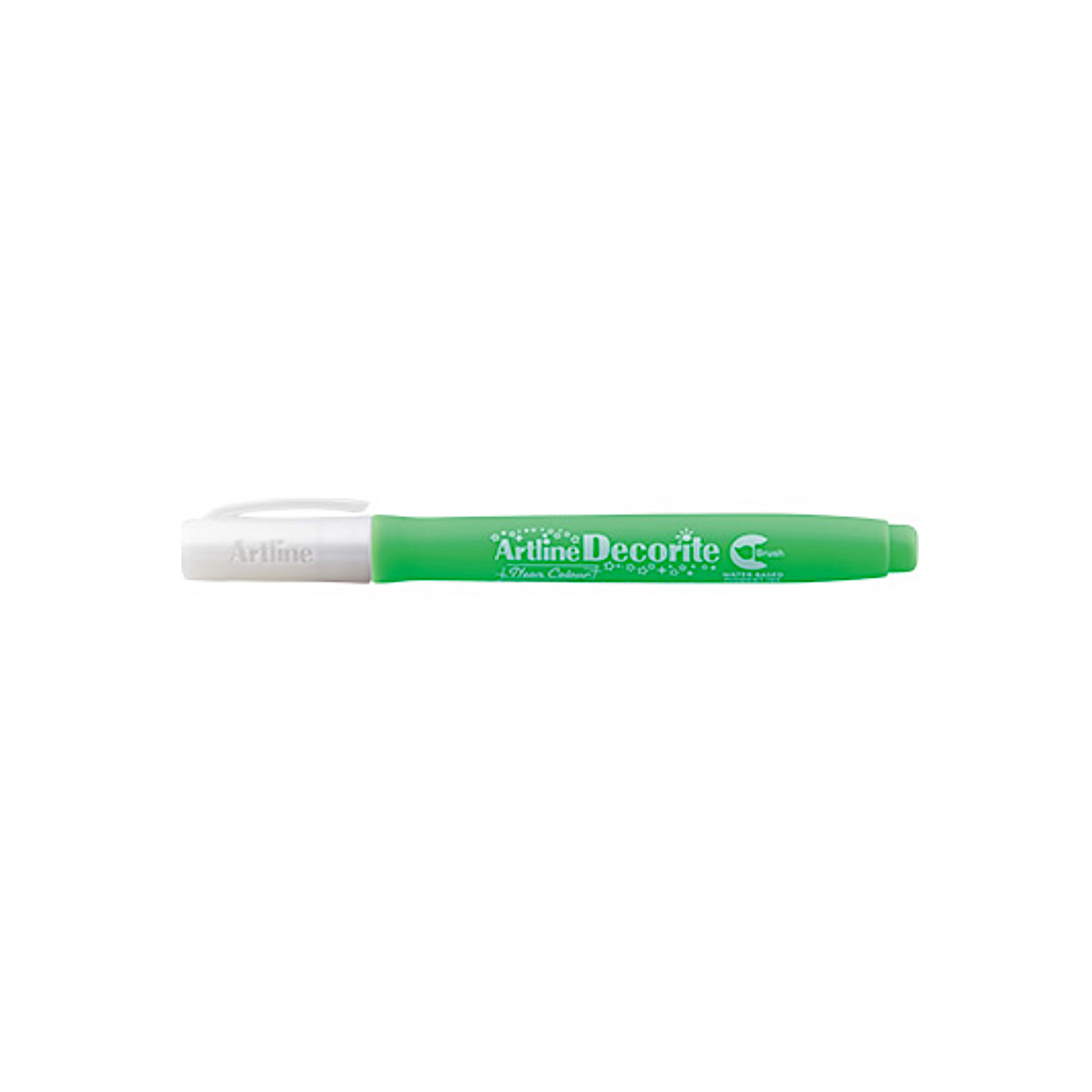 Artline Decorite Neon Markers | Brush Style - Neon Green