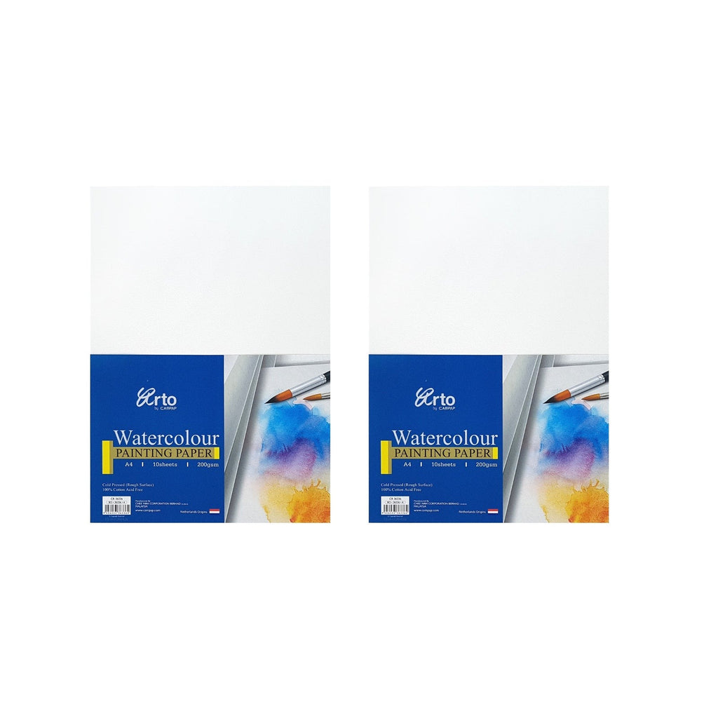 Arto Cold Pressed 100% Cotton A4 Watercolour Painting Paper 200gsm
