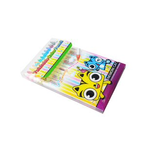 Buncho Twistable Colour Pencil - 12 Colours