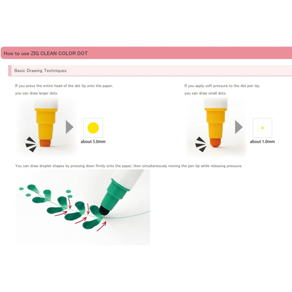 Kuretake ZIG Clean Colour Dot
