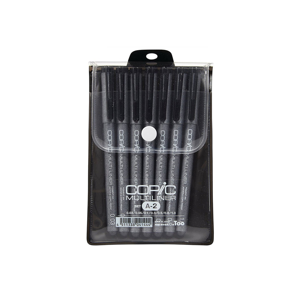 Copic Multiliner 7 Pieces Pen Set A-2