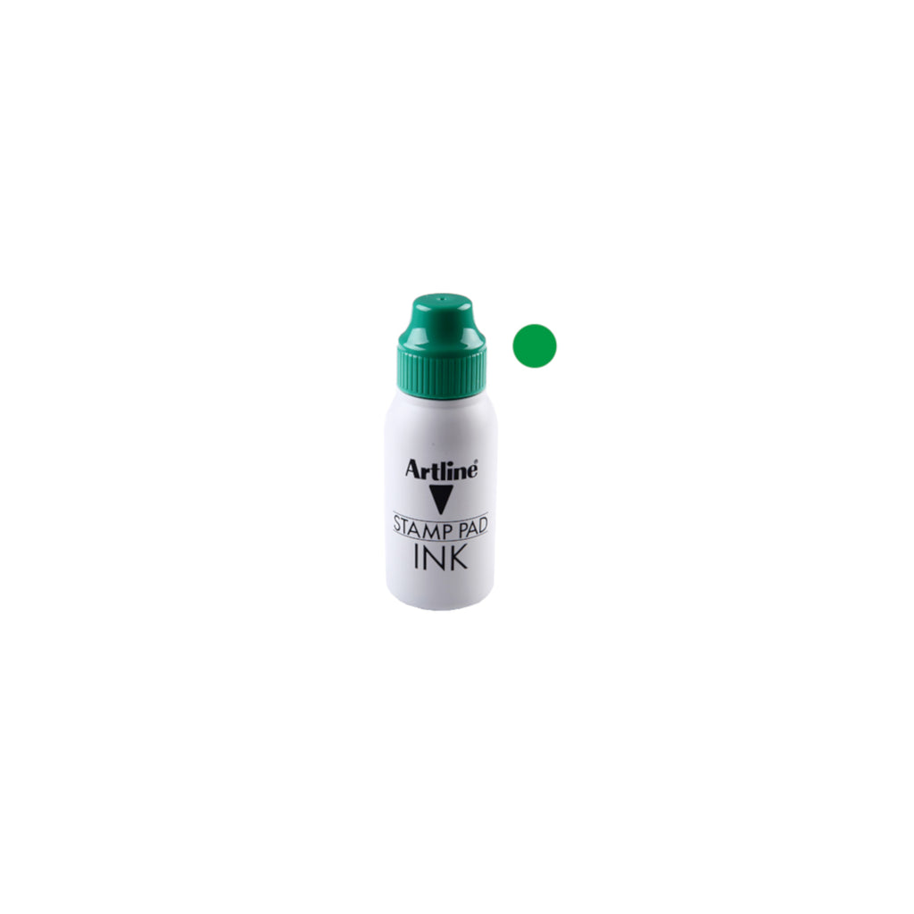 Artline Stamp Pad Ink Refill 50ml | Green