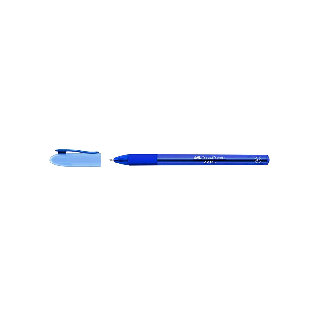 Faber Castell CX PLUS Ball Pen | Water-Resistant Ink | 0.7mm - Blue