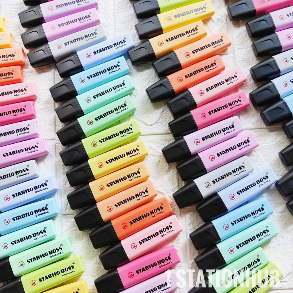 Stabilo Boss Original Highlighter - Pastel Colour (New Colours available)