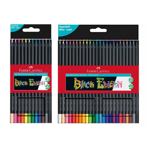 Faber Castell Black Edition Triangular Grip Colour Pencils