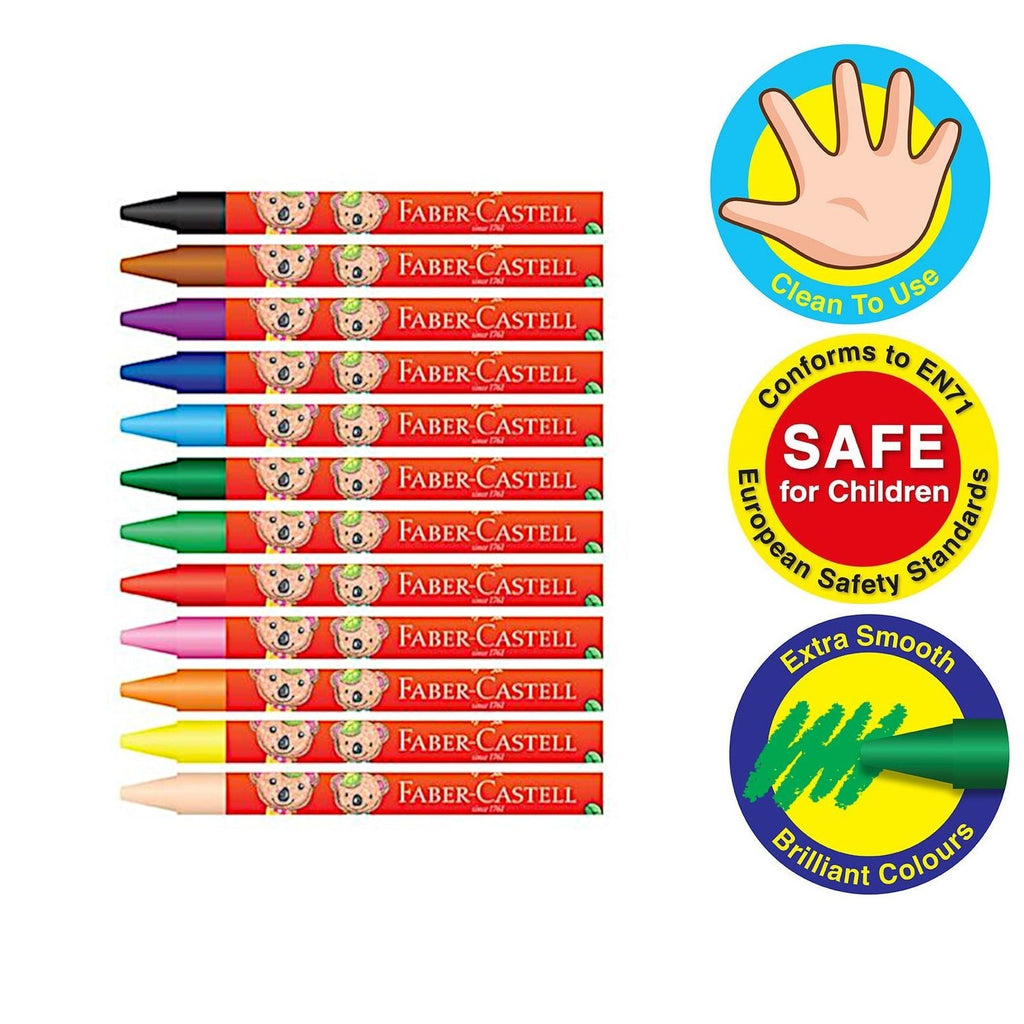Faber Castell Non-Toxic Wax Crayon