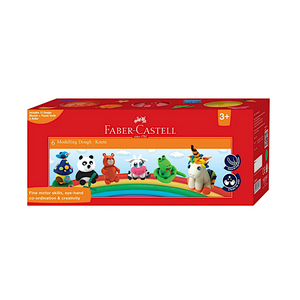 Faber Castell Modelling Dough 6 Basic Colours