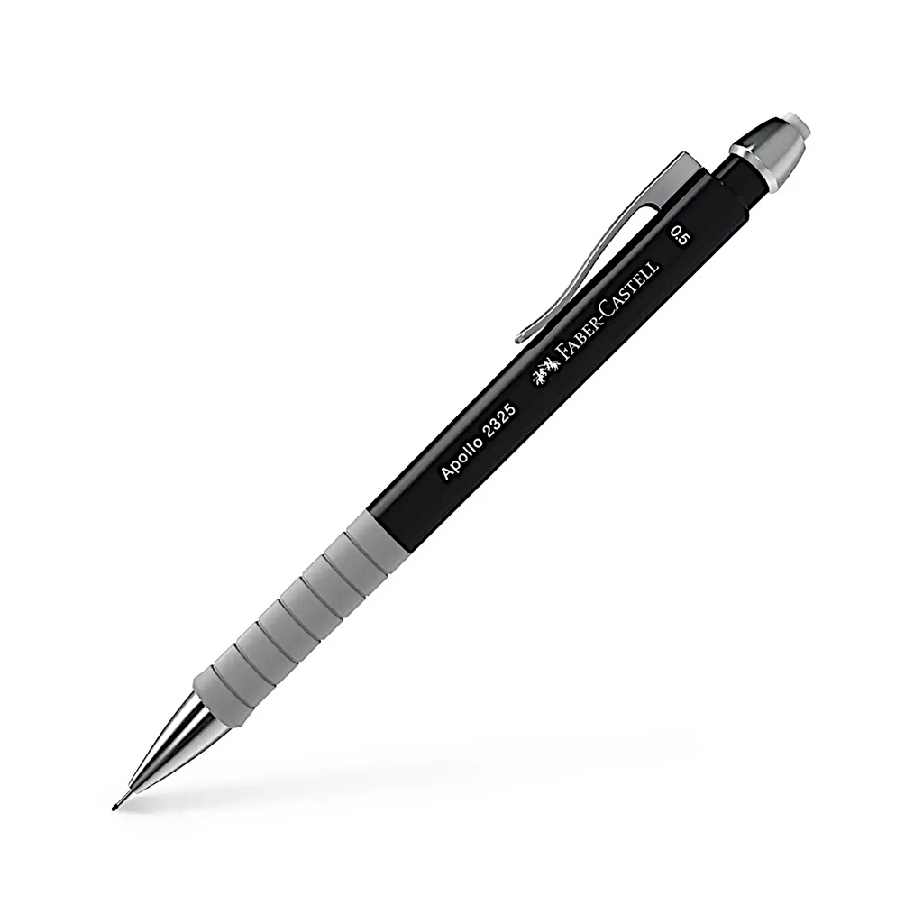 Faber Castell Apollo Mechanical Pencil | Triangular Grip - 0.5mm - Black