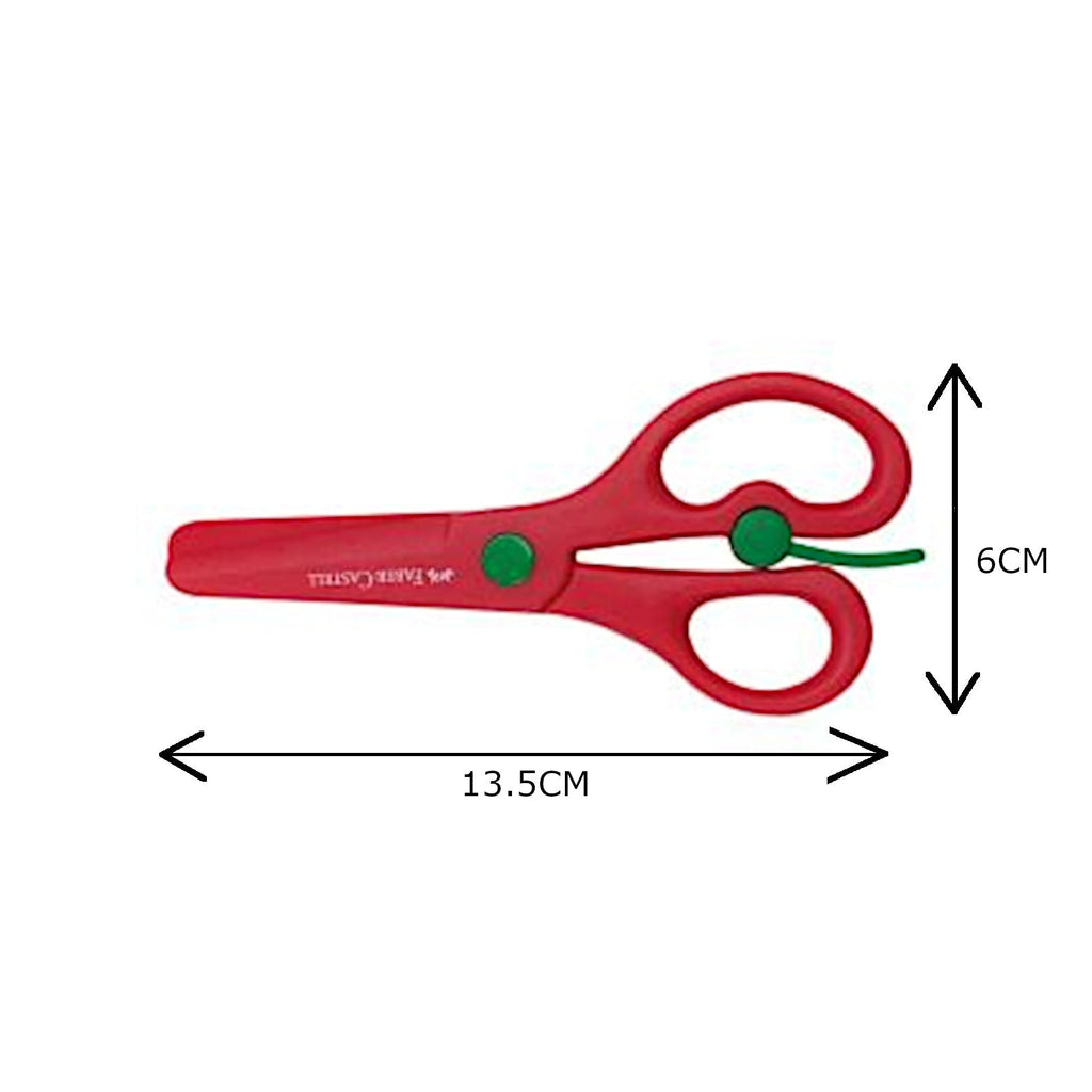 Faber Castell Spring Kids Scissors | Red