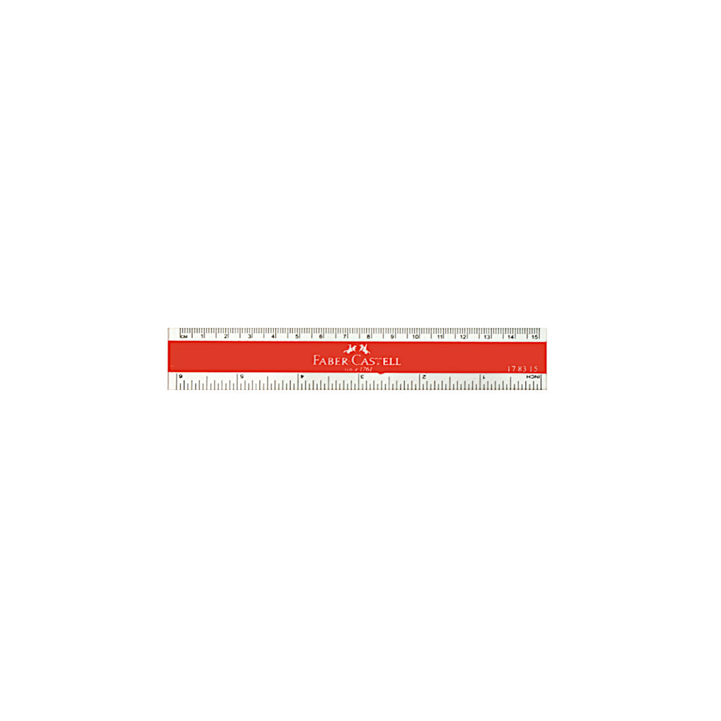 Faber Castell Plastic Ruler 15cm