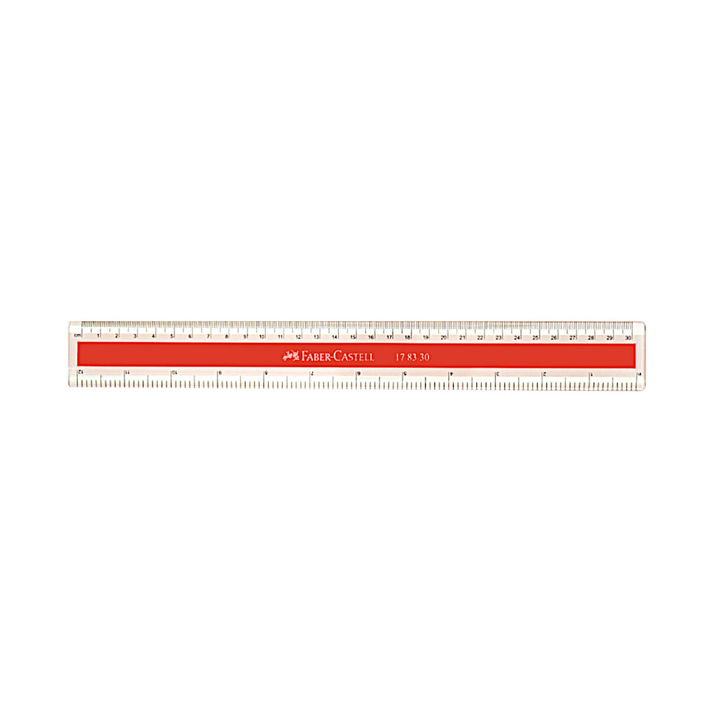 Faber Castell Plastic Ruler 30cm