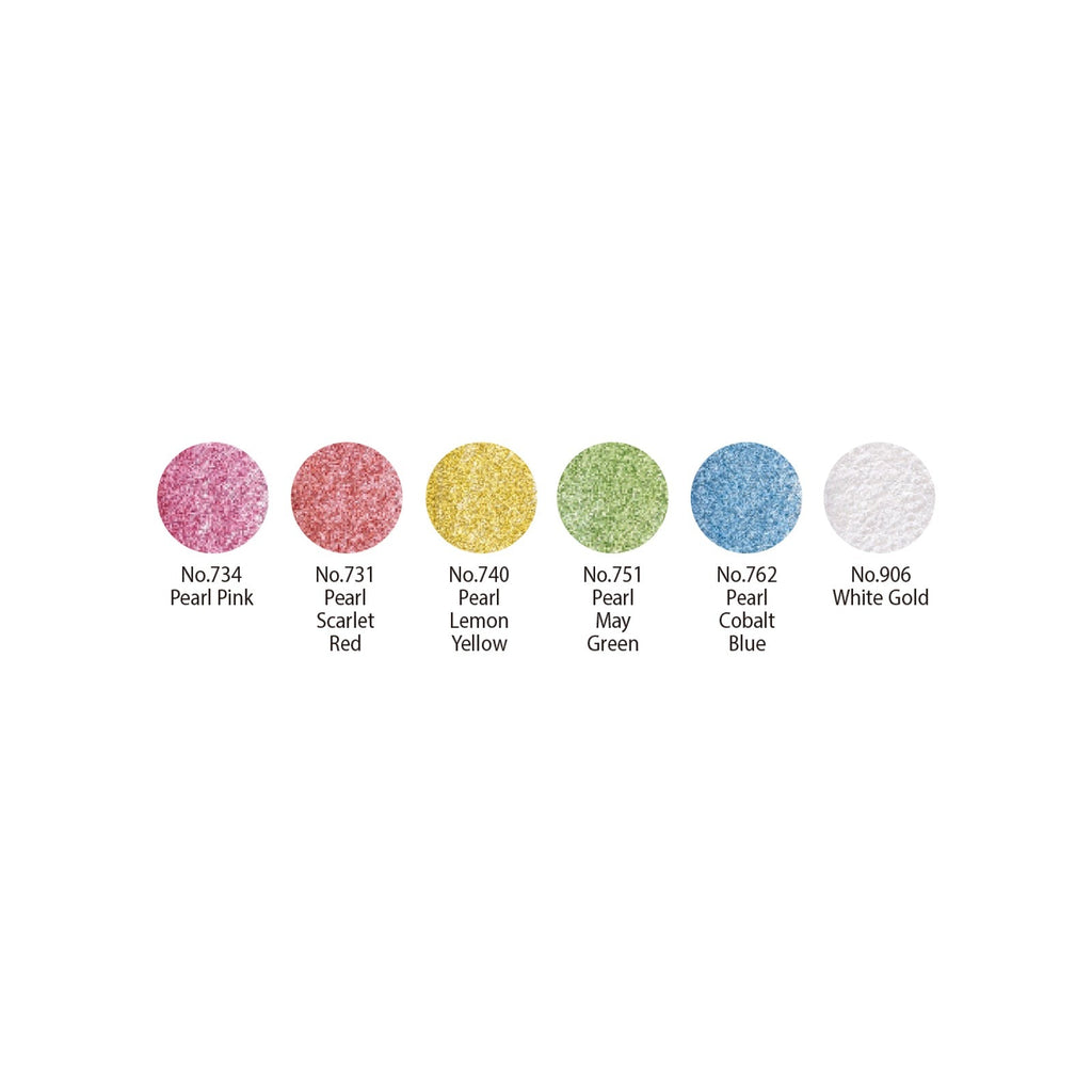 Kuretake Gansai Tambi 6 Colours Set | Pearl Colors