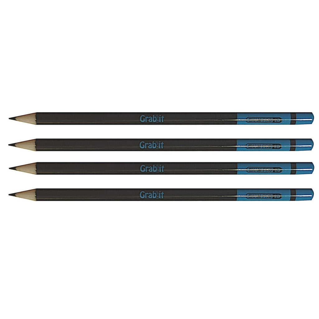 Grabbit 2B Exam Pro Newspaper Pencil | 4 Pencils