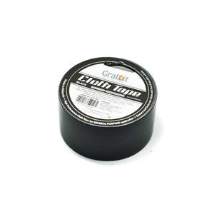 Grabbit Cloth Tape 48mm x 5yds | Black
