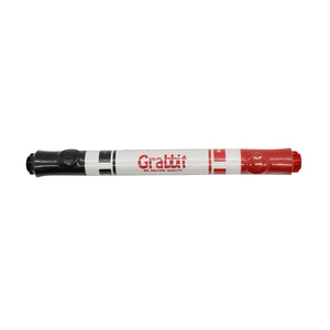 Grabbit Twin-Nib Whiteboard Marker | Dual Colour | Black & Red